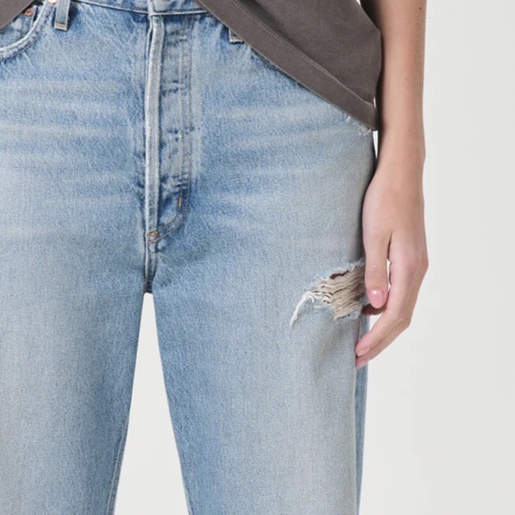 REVOLVE | AGOLDE | 90’s Mid Rise Straight Jeans | Size 25 | Retails for $398 - Picture 2 of 7